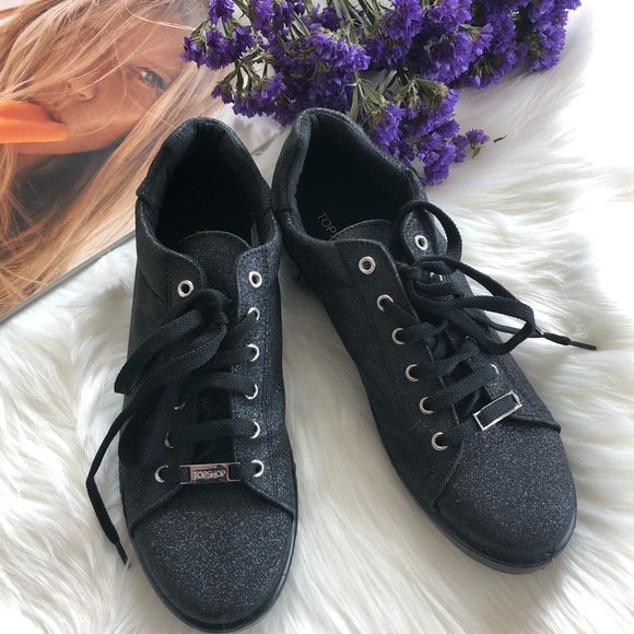 Topshop Shoes - TOPSHOP Glitter Sneaker(Made in Italy)